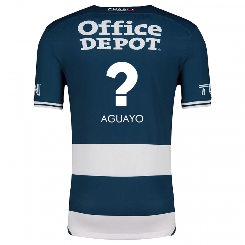 Criança Camisola Sergio Aguayo #0 Branco Azulado Principal 2024/25 Camisa Brasil