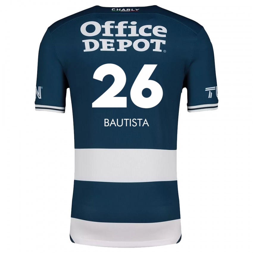 Criança Camisola Alán Bautista #26 Branco Azulado Principal 2024/25 Camisa Brasil