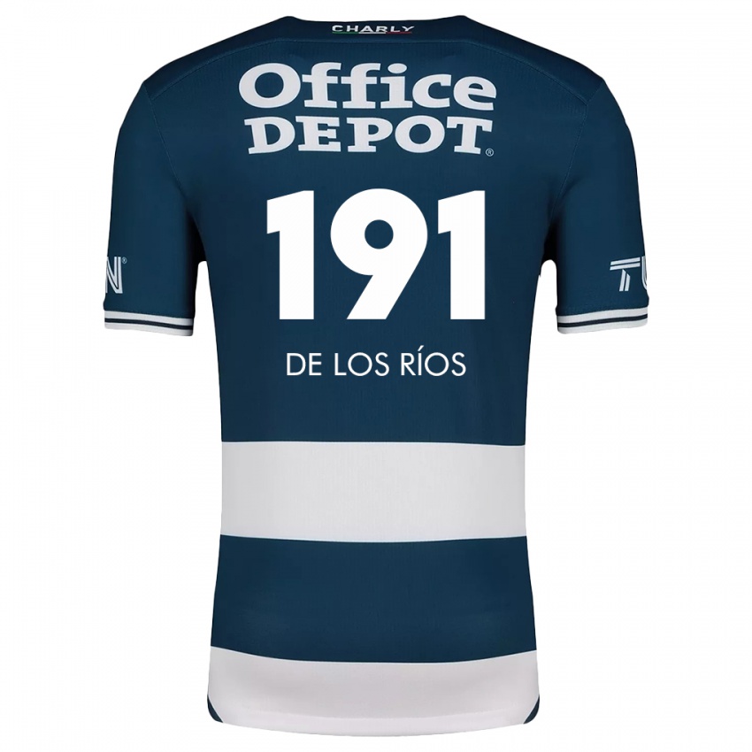 Criança Camisola Sergio De Los Ríos #191 Branco Azulado Principal 2024/25 Camisa Brasil