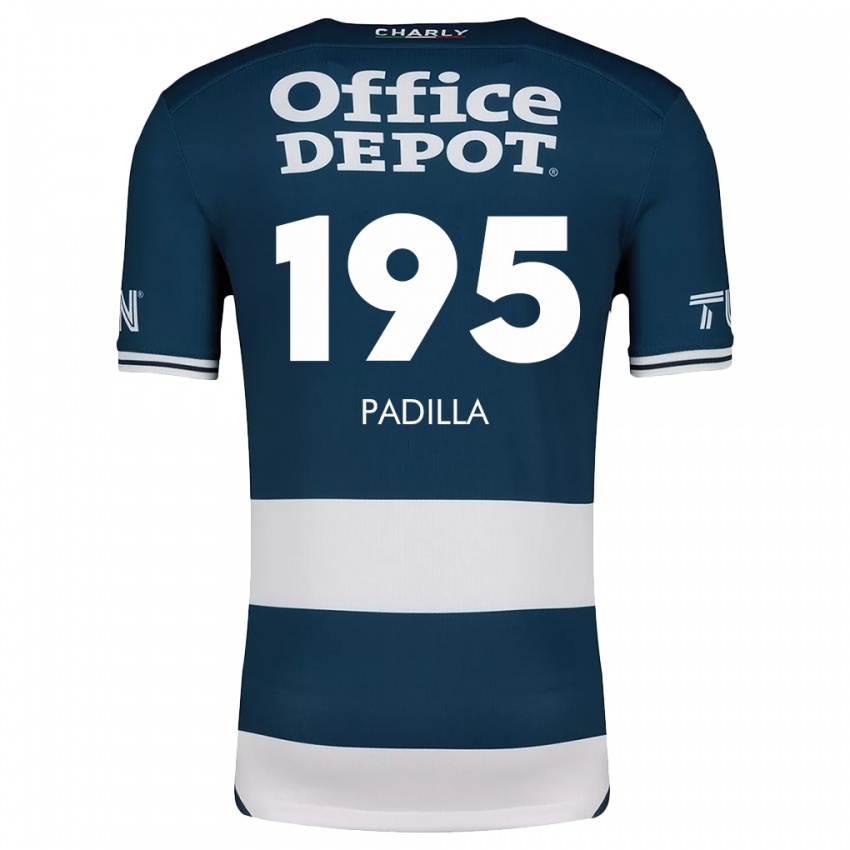 Criança Camisola Ángel Padilla #195 Branco Azulado Principal 2024/25 Camisa Brasil