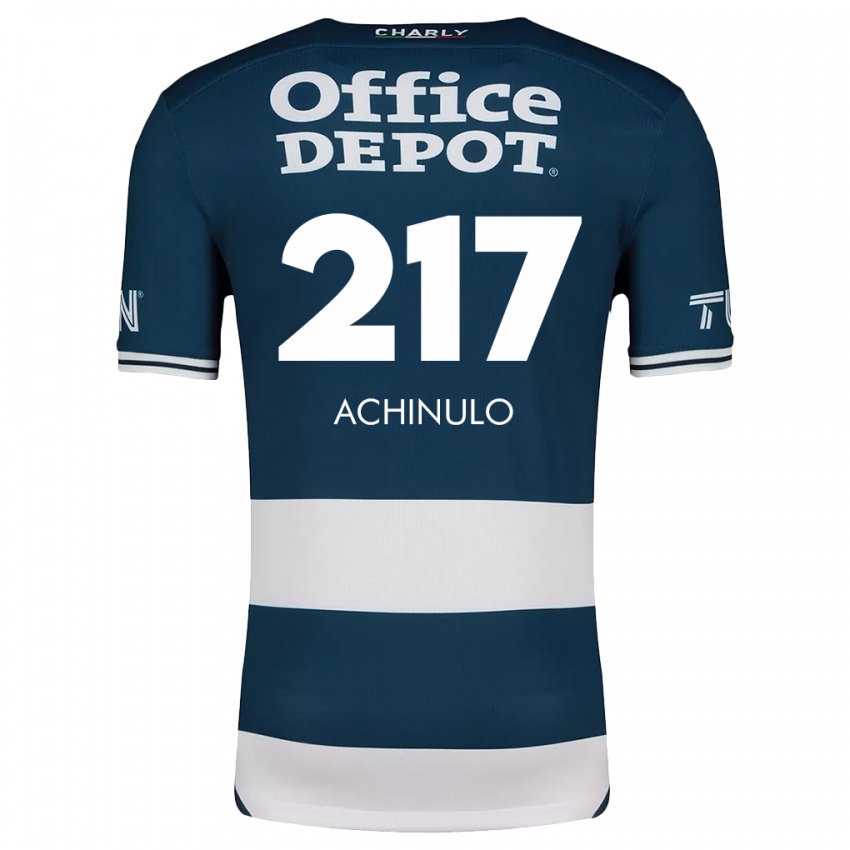 Criança Camisola Princewill Achinulo #217 Branco Azulado Principal 2024/25 Camisa Brasil