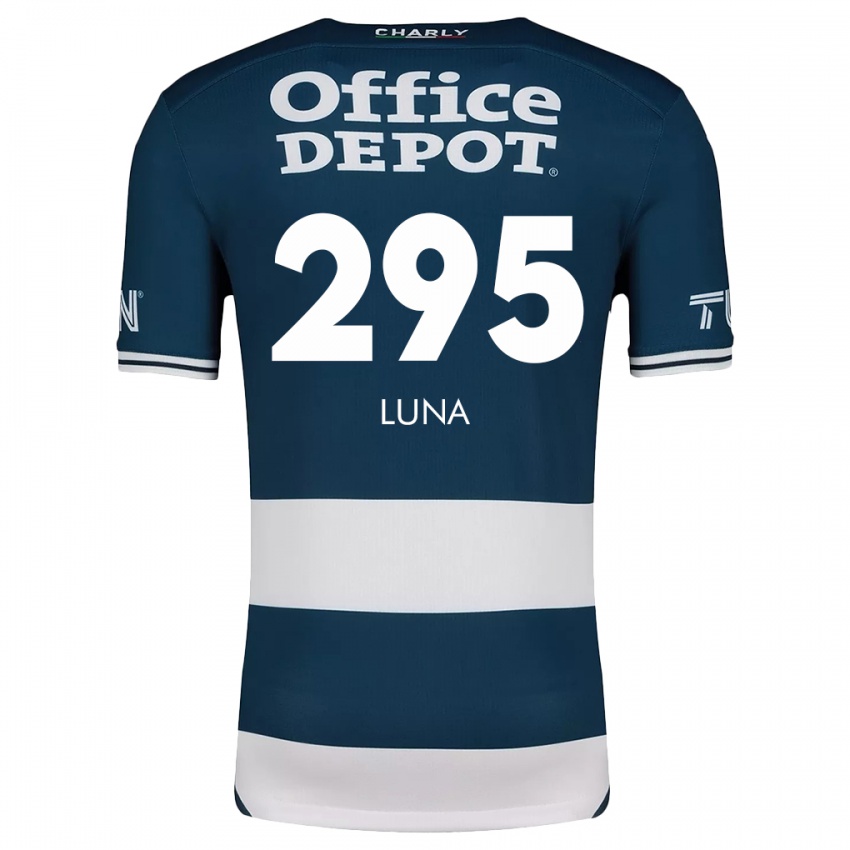 Criança Camisola Irving Luna #295 Branco Azulado Principal 2024/25 Camisa Brasil