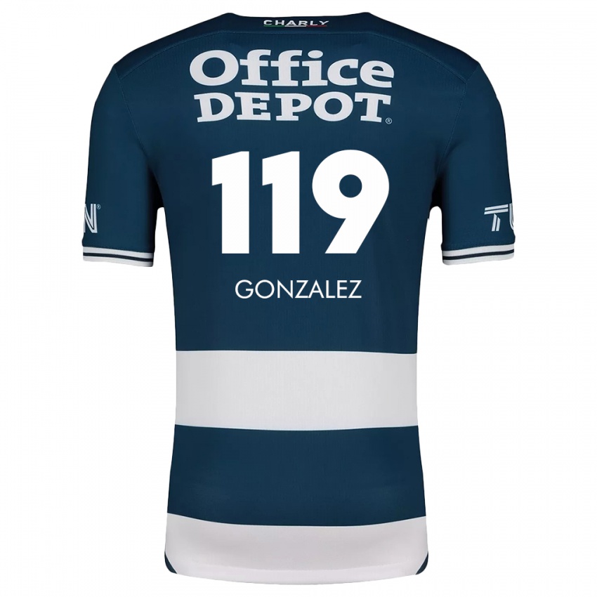 Criança Camisola Juan González #119 Branco Azulado Principal 2024/25 Camisa Brasil