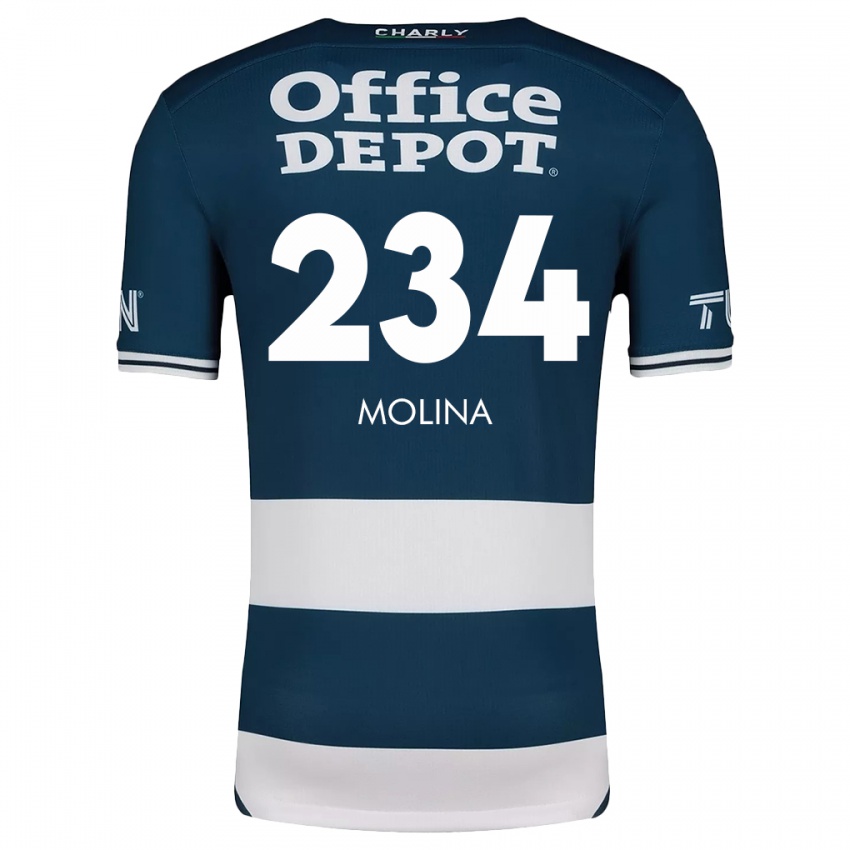 Criança Camisola Yoshimar Molina #234 Branco Azulado Principal 2024/25 Camisa Brasil