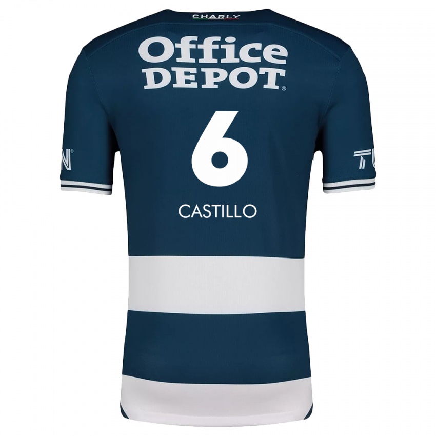 Criança Camisola Byron Castillo #6 Branco Azulado Principal 2024/25 Camisa Brasil