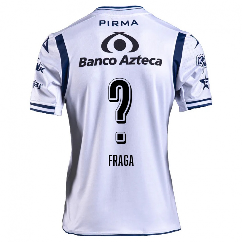 Criança Camisola Miguel Fraga #0 Branco Azul Marinho Principal 2024/25 Camisa Brasil