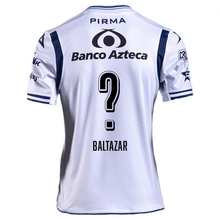 Criança Camisola Carlos Baltazar #0 Branco Azul Marinho Principal 2024/25 Camisa Brasil