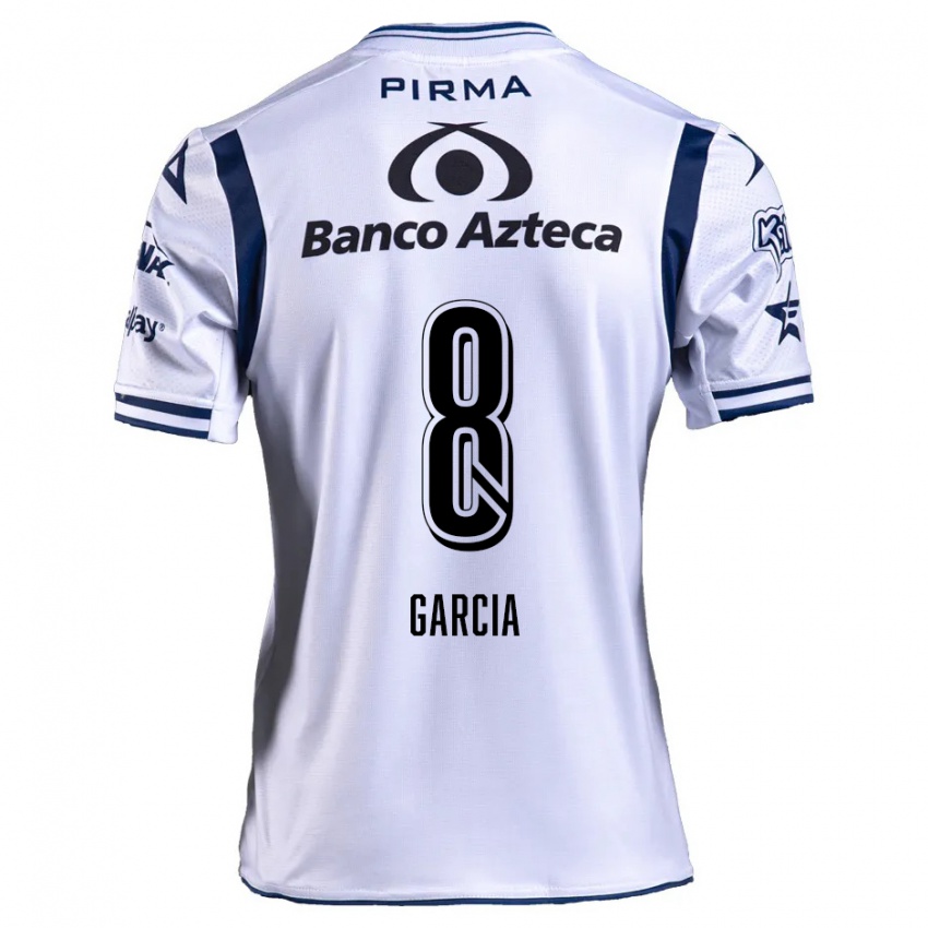 Criança Camisola Luis García #8 Branco Azul Marinho Principal 2024/25 Camisa Brasil