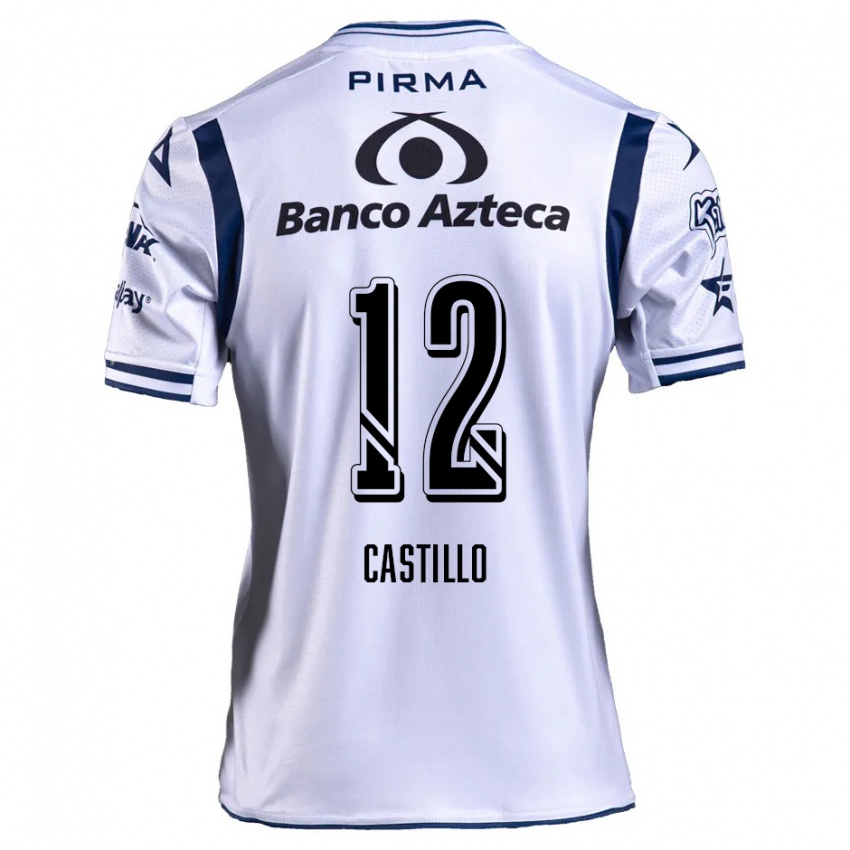 Criança Camisola Raúl Castillo #12 Branco Azul Marinho Principal 2024/25 Camisa Brasil