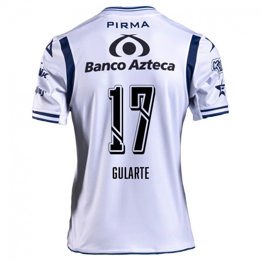 Criança Camisola Emanuel Gularte #17 Branco Azul Marinho Principal 2024/25 Camisa Brasil