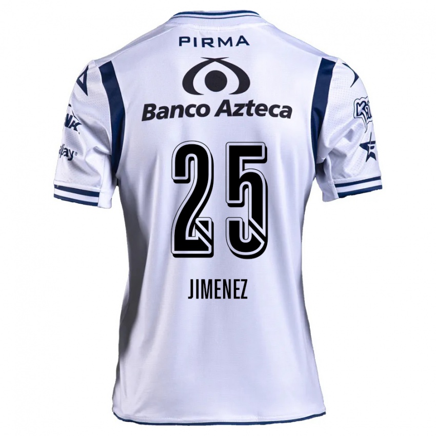 Criança Camisola Miguel Jiménez #25 Branco Azul Marinho Principal 2024/25 Camisa Brasil