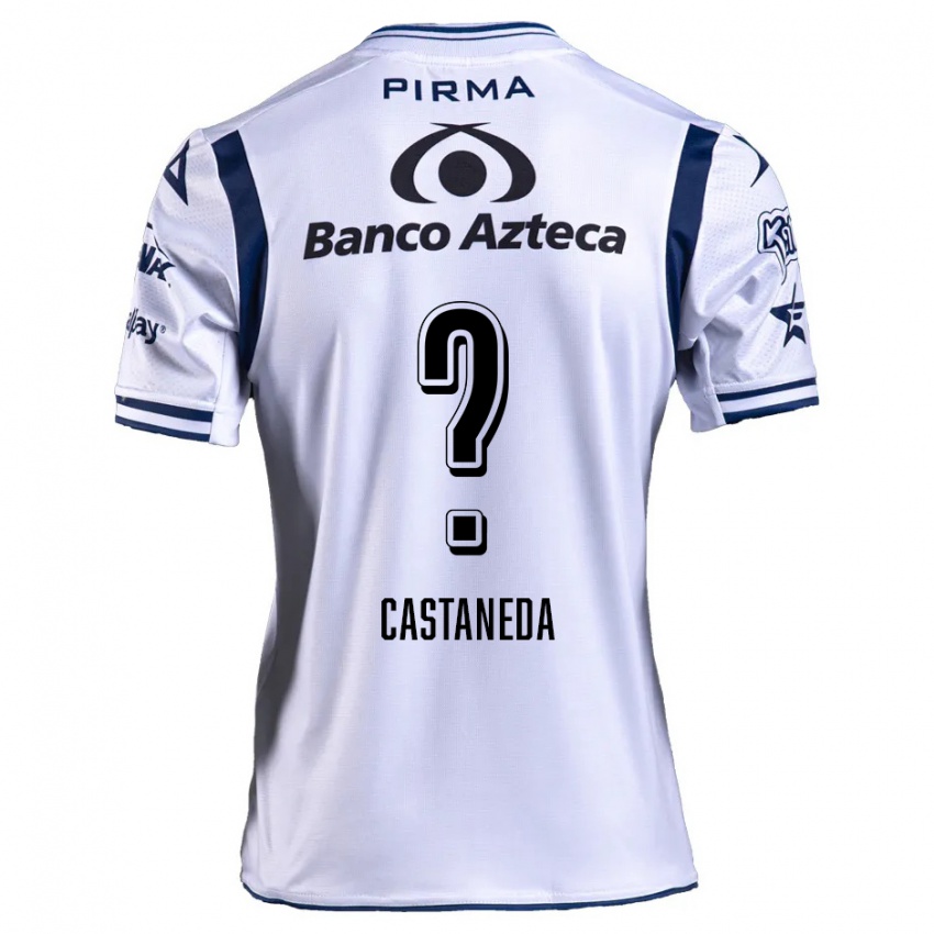 Criança Camisola Christian Castañeda #0 Branco Azul Marinho Principal 2024/25 Camisa Brasil