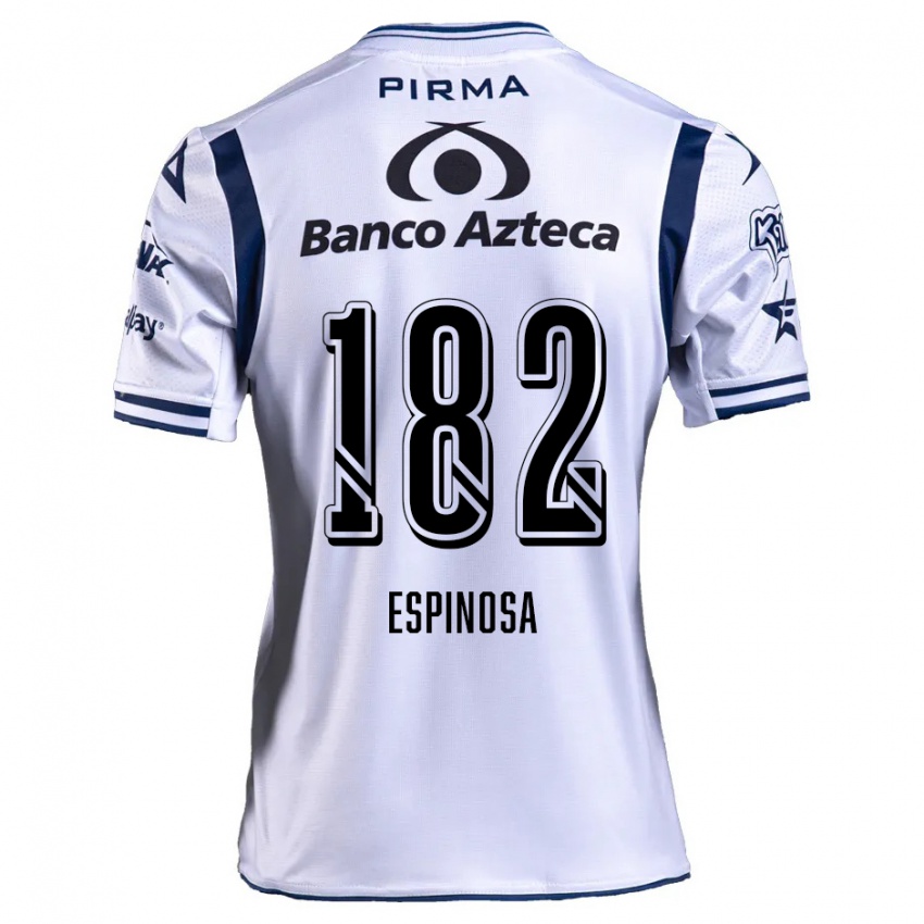 Criança Camisola Daniel Espinosa #182 Branco Azul Marinho Principal 2024/25 Camisa Brasil