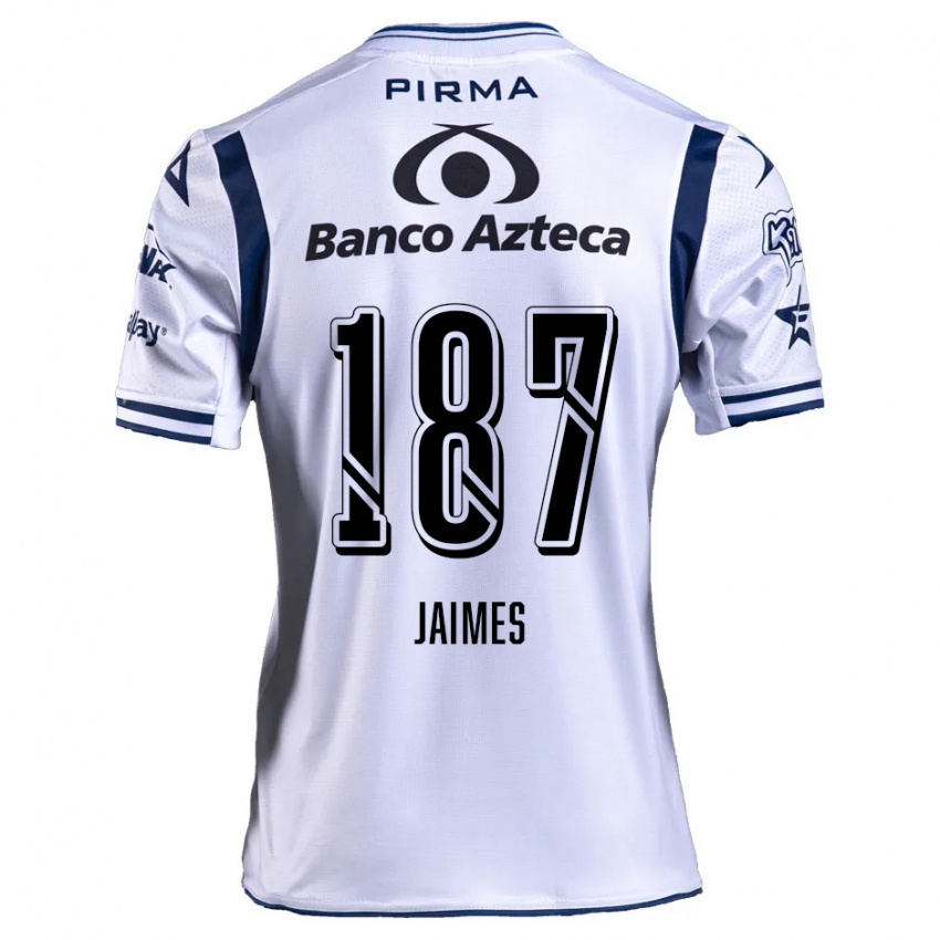 Criança Camisola Tristhan Jaimes #187 Branco Azul Marinho Principal 2024/25 Camisa Brasil