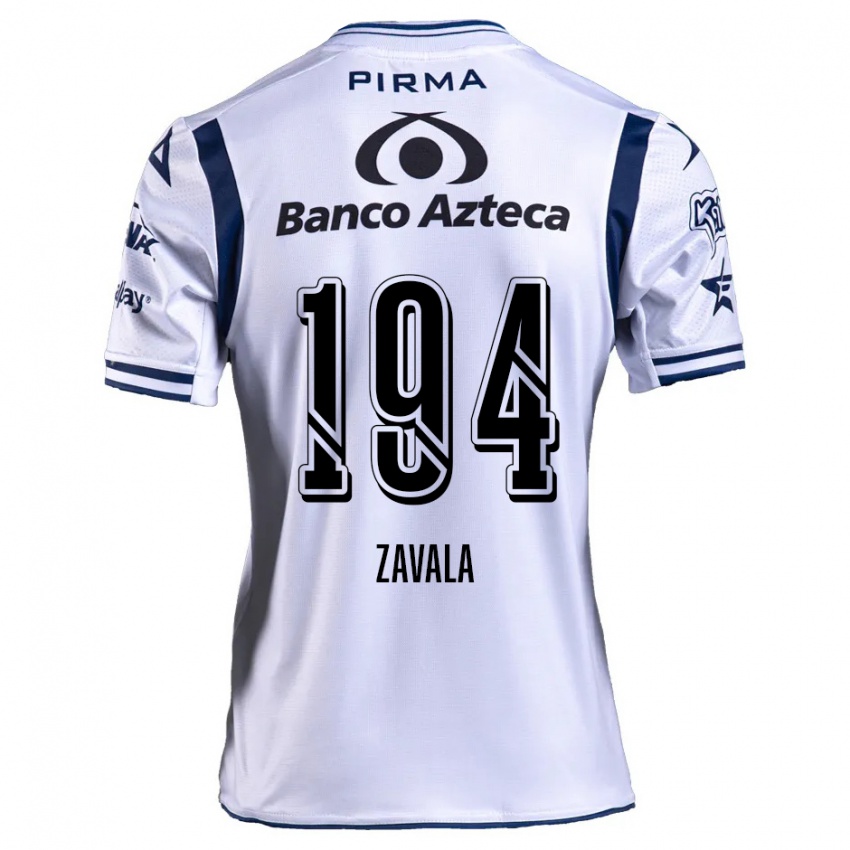 Criança Camisola Arath Zavala #194 Branco Azul Marinho Principal 2024/25 Camisa Brasil