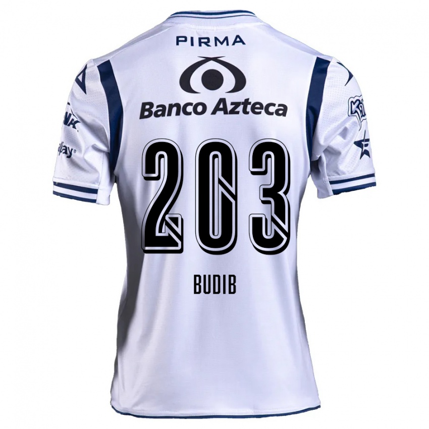 Criança Camisola Pedro Budib #203 Branco Azul Marinho Principal 2024/25 Camisa Brasil