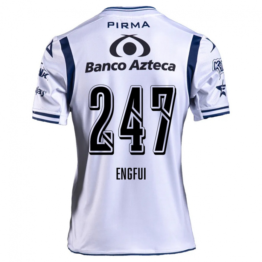 Criança Camisola Emilio Engfui #247 Branco Azul Marinho Principal 2024/25 Camisa Brasil