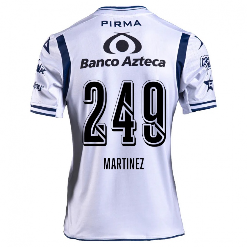 Criança Camisola Juan Martínez #249 Branco Azul Marinho Principal 2024/25 Camisa Brasil