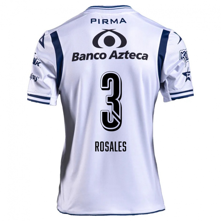 Criança Camisola Fátima Rosales #3 Branco Azul Marinho Principal 2024/25 Camisa Brasil