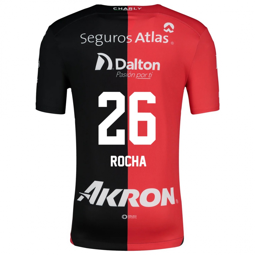 Criança Camisola Aldo Rocha #26 Vermelho Preto Principal 2024/25 Camisa Brasil