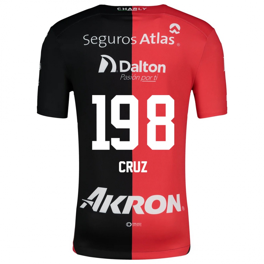 Criança Camisola Carlos Cruz #198 Vermelho Preto Principal 2024/25 Camisa Brasil