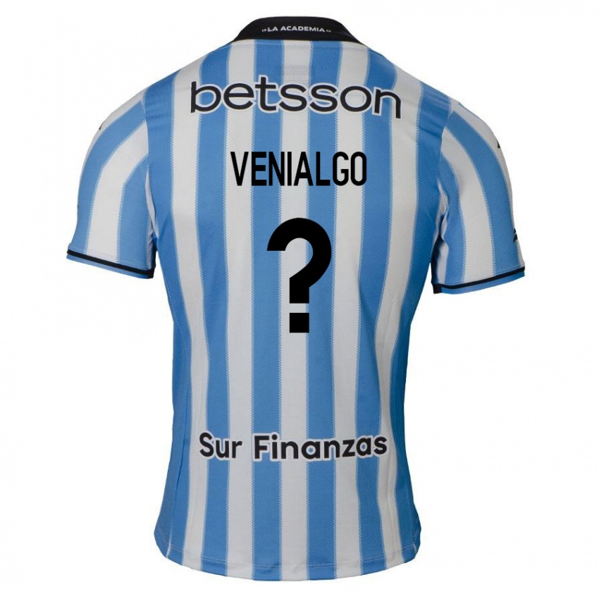 Criança Camisola Ezequiel Venialgo #0 Azul Branco Preto Principal 2024/25 Camisa Brasil