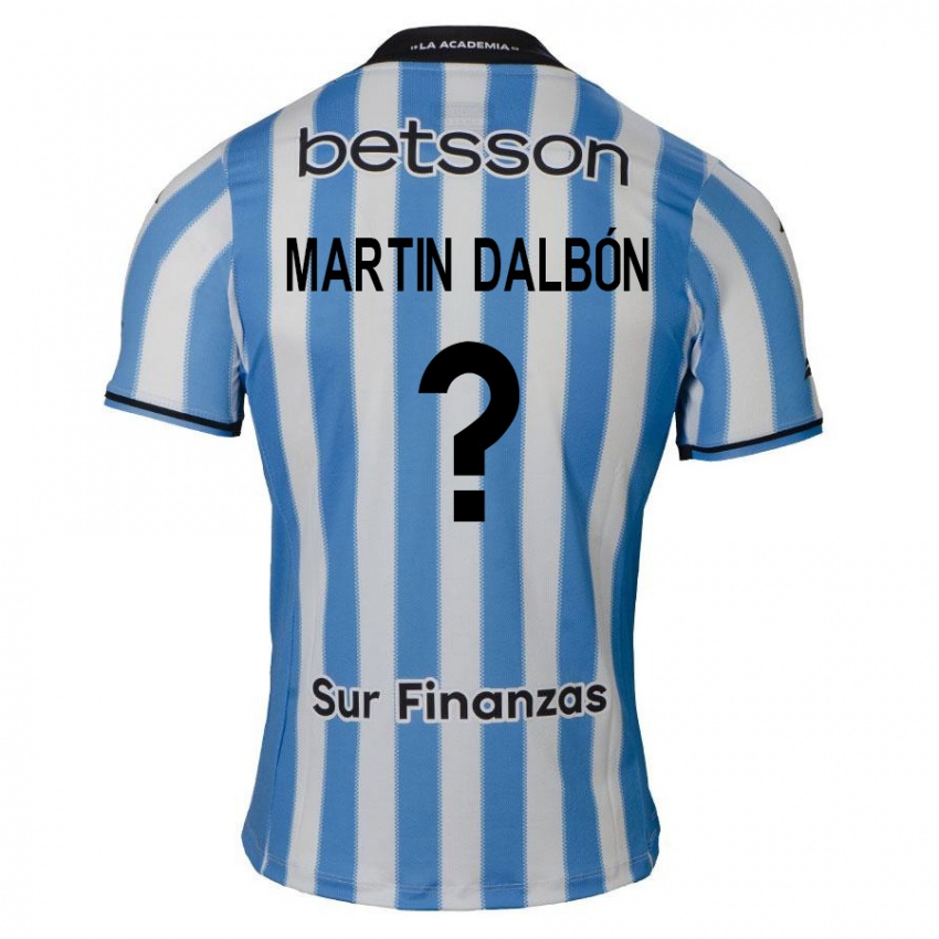 Criança Camisola Juan Martin Dalbón #0 Azul Branco Preto Principal 2024/25 Camisa Brasil