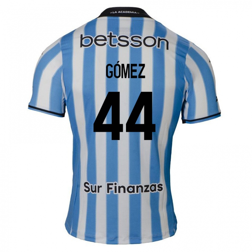 Criança Camisola Francisco Gómez #44 Azul Branco Preto Principal 2024/25 Camisa Brasil