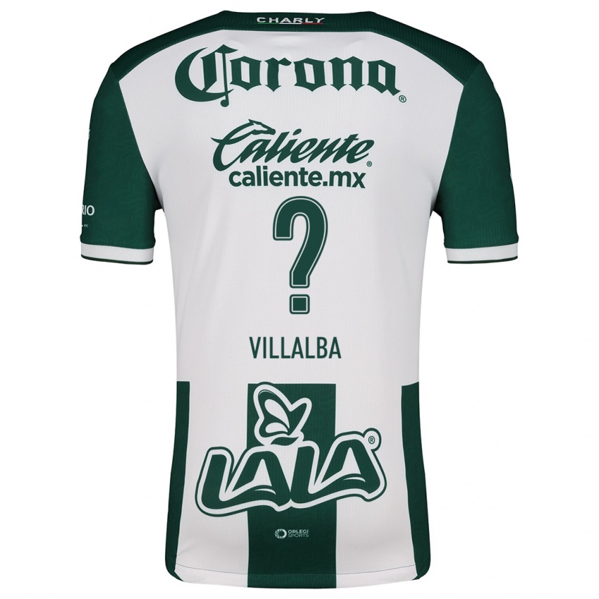 Criança Camisola Fran Villalba #0 Verde Branco Principal 2024/25 Camisa Brasil