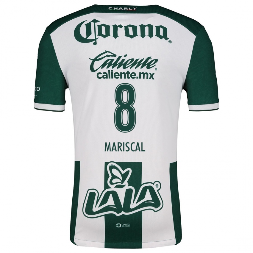 Criança Camisola Salvador Mariscal #8 Verde Branco Principal 2024/25 Camisa Brasil