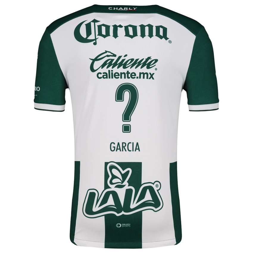 Criança Camisola Kevin García #0 Verde Branco Principal 2024/25 Camisa Brasil