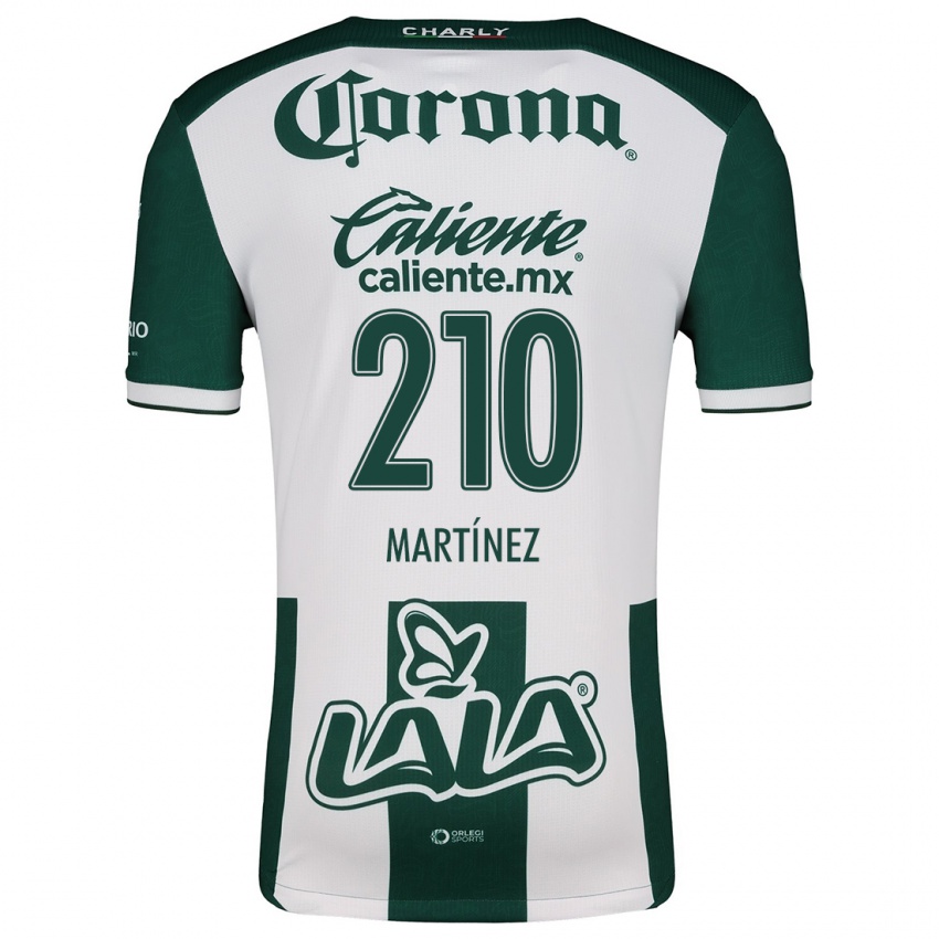 Criança Camisola André Martínez #210 Verde Branco Principal 2024/25 Camisa Brasil