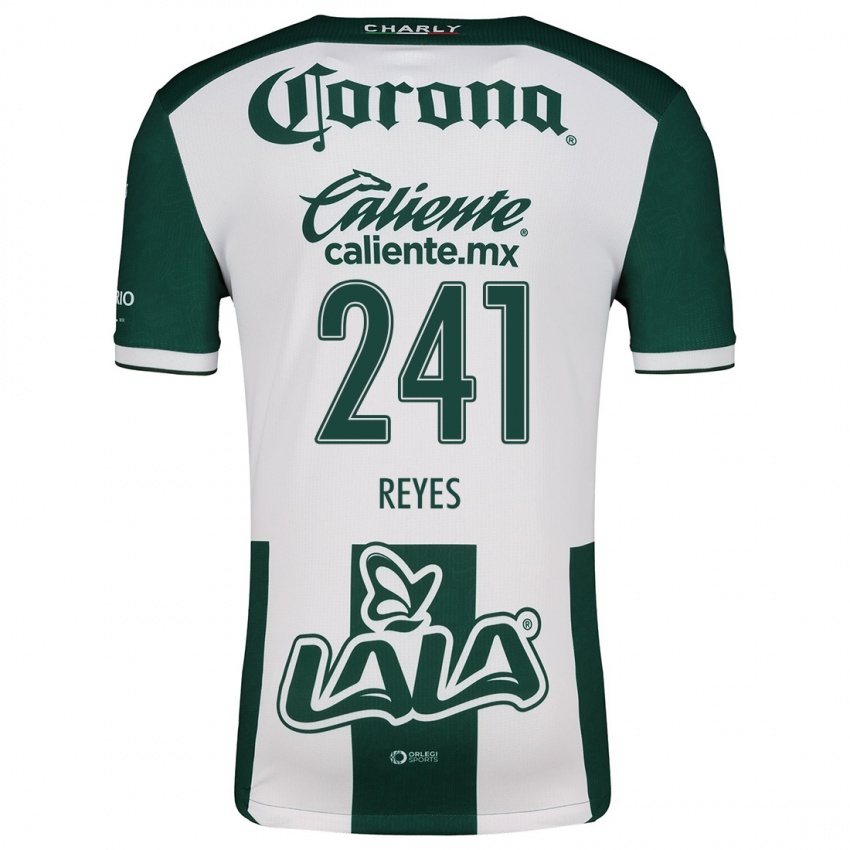 Criança Camisola Julio Reyes #241 Verde Branco Principal 2024/25 Camisa Brasil