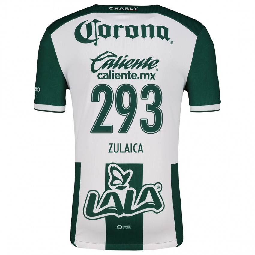 Criança Camisola José Zulaica #293 Verde Branco Principal 2024/25 Camisa Brasil