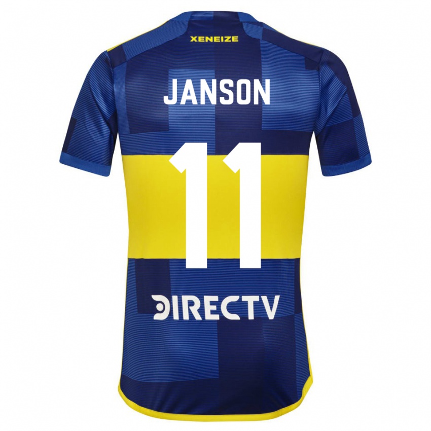 Criança Camisola Lucas Janson #11 Azul Amarelo Principal 2024/25 Camisa Brasil