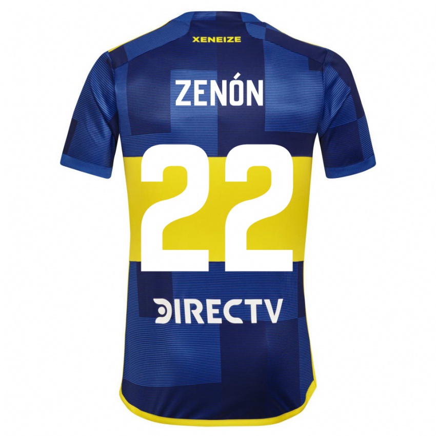 Criança Camisola Kevin Zenón #22 Azul Amarelo Principal 2024/25 Camisa Brasil