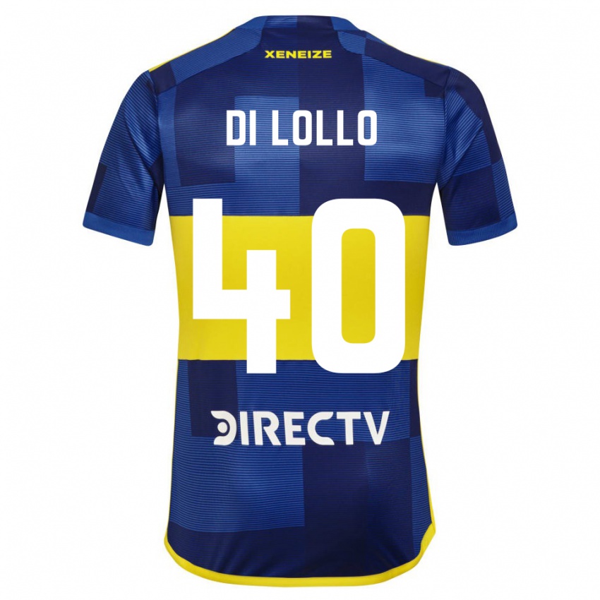 Criança Camisola Lautaro Di Lollo #40 Azul Amarelo Principal 2024/25 Camisa Brasil