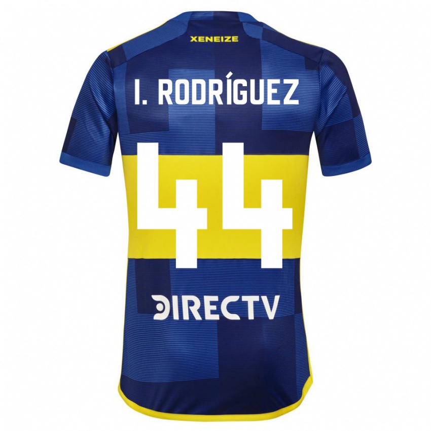 Criança Camisola Ignacio Rodríguez #44 Azul Amarelo Principal 2024/25 Camisa Brasil