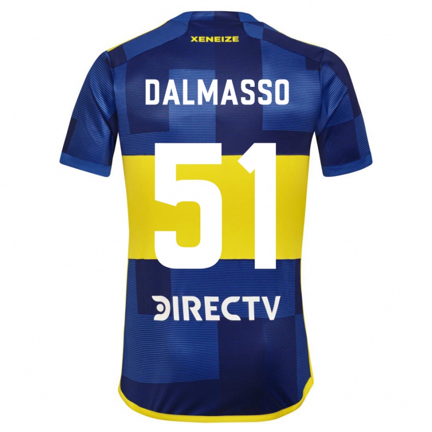 Criança Camisola Santiago Dalmasso #51 Azul Amarelo Principal 2024/25 Camisa Brasil