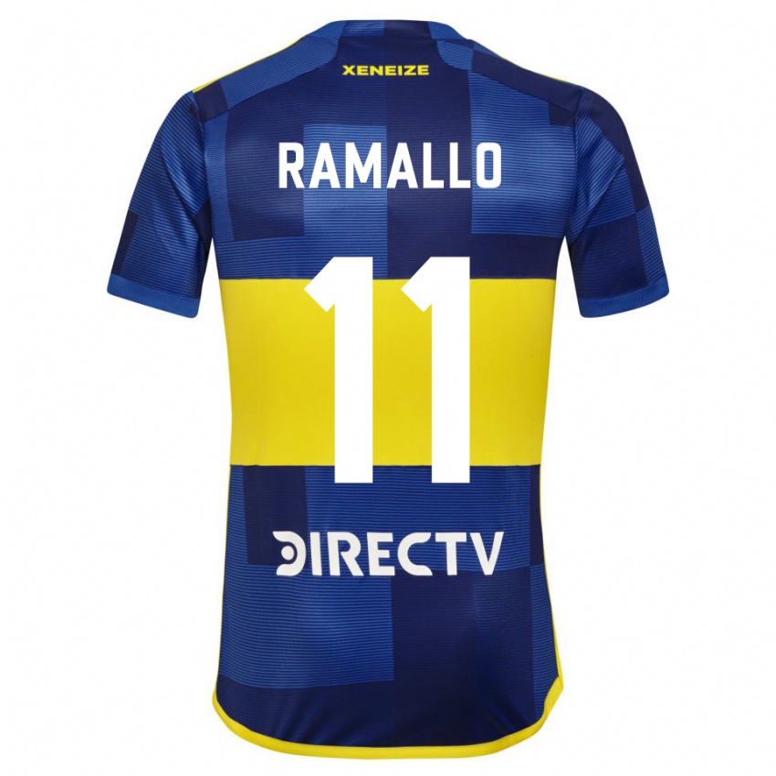 Criança Camisola Yael Ramallo #11 Azul Amarelo Principal 2024/25 Camisa Brasil