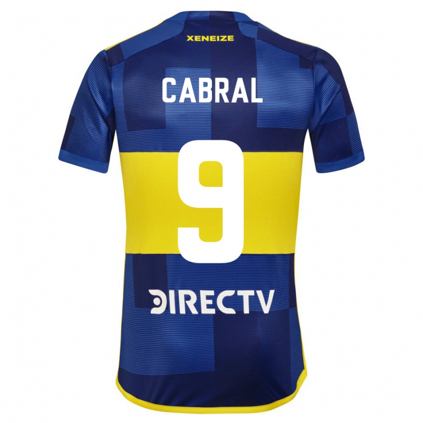 Criança Camisola Bruno Cabral #9 Azul Amarelo Principal 2024/25 Camisa Brasil