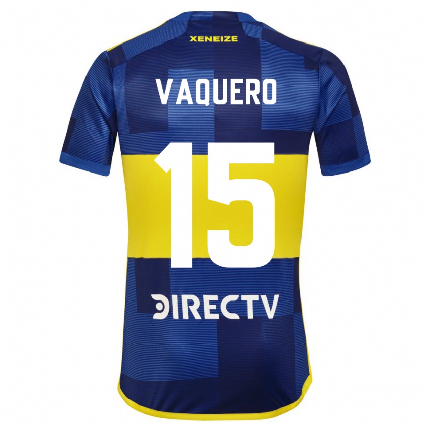 Criança Camisola Ivan Vaquero #15 Azul Amarelo Principal 2024/25 Camisa Brasil