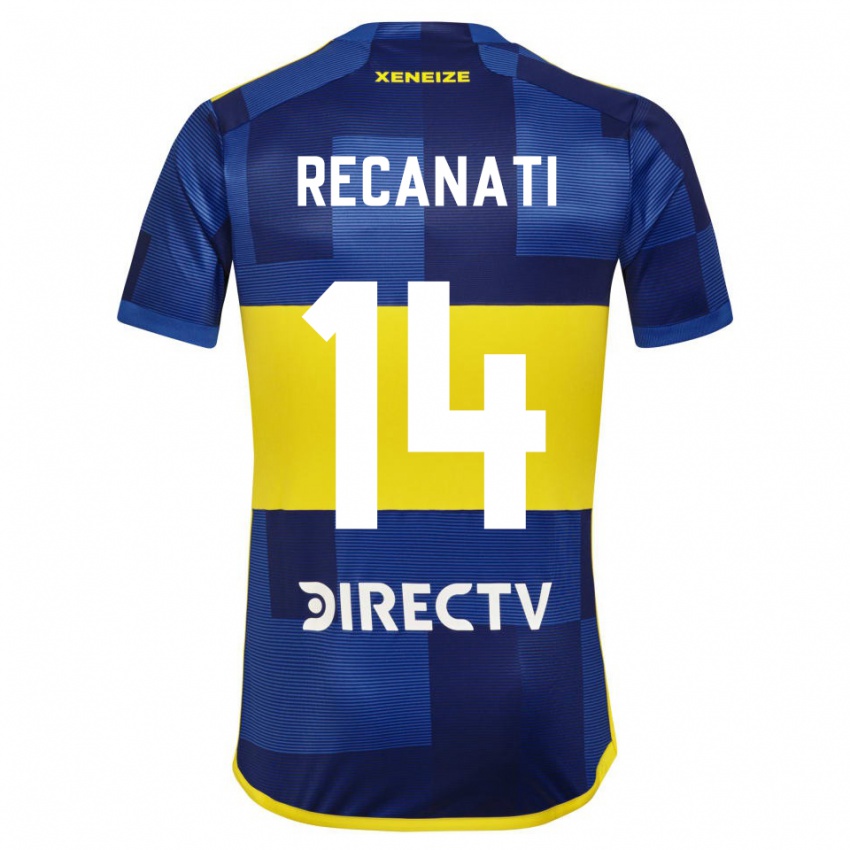 Criança Camisola Bianca Recanati #14 Azul Amarelo Principal 2024/25 Camisa Brasil