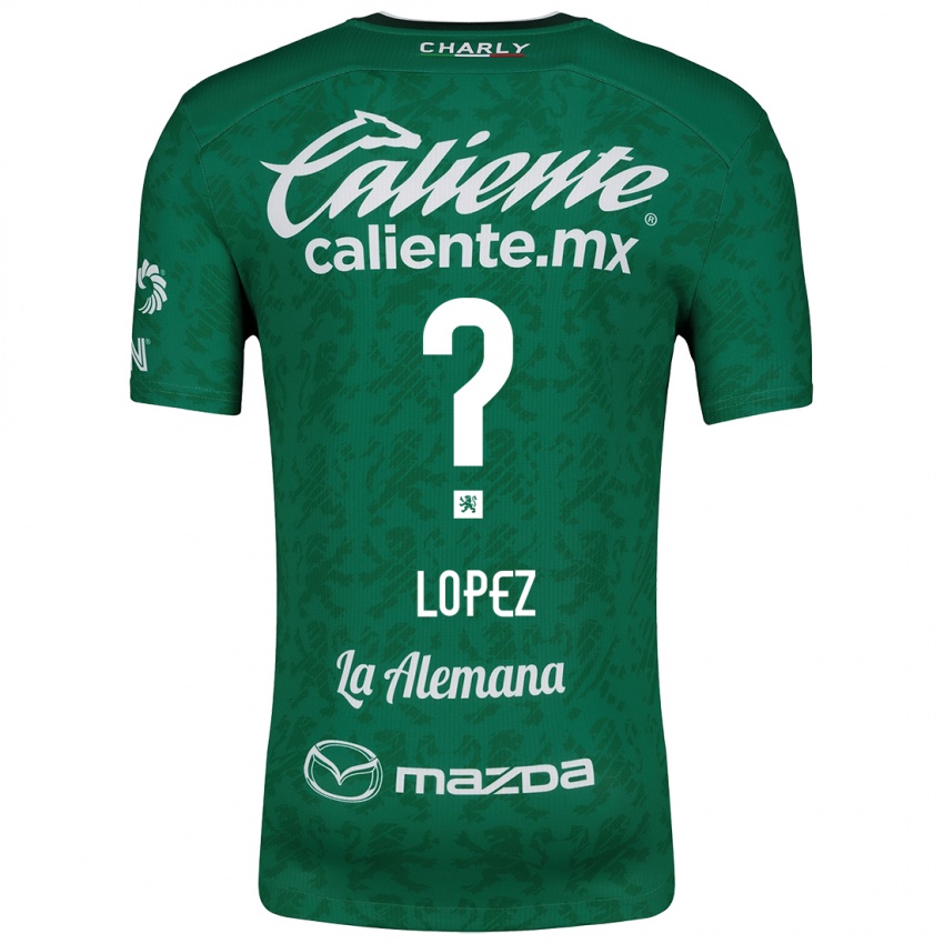 Criança Camisola Nicolas Lopez #0 Verde Branco Principal 2024/25 Camisa Brasil