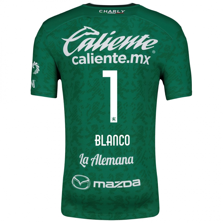 Criança Camisola Alfonso Blanco #1 Verde Branco Principal 2024/25 Camisa Brasil