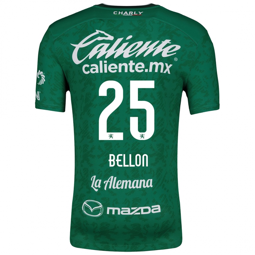 Criança Camisola Paul Bellón #25 Verde Branco Principal 2024/25 Camisa Brasil