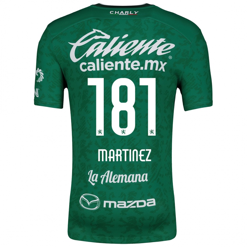 Criança Camisola Irving Martínez #181 Verde Branco Principal 2024/25 Camisa Brasil