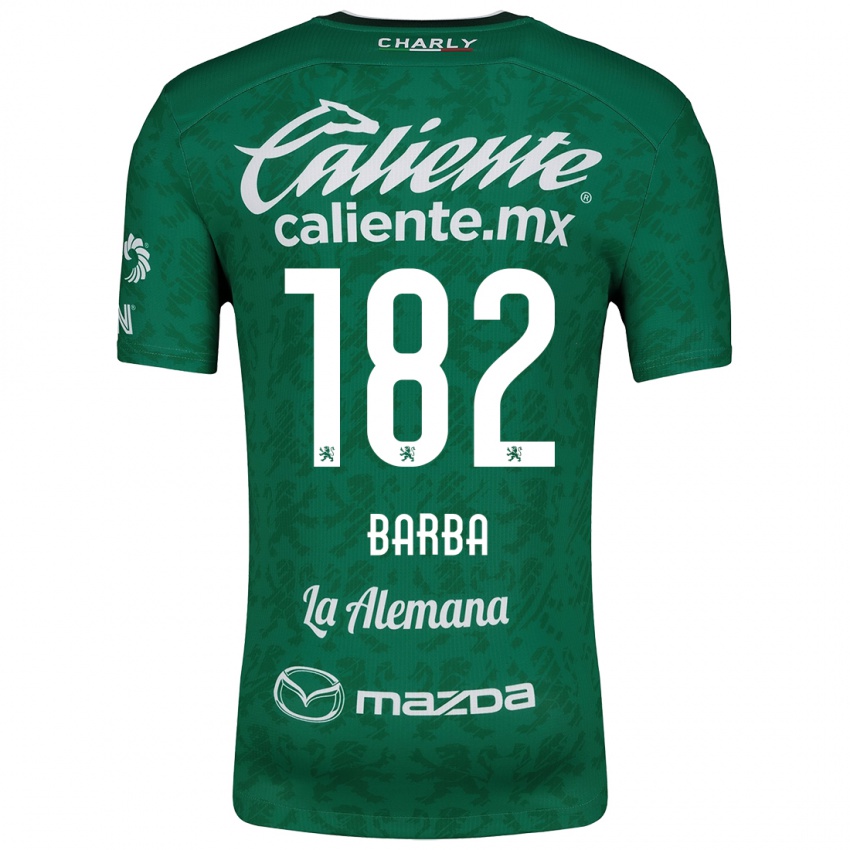 Criança Camisola Austin Barba #182 Verde Branco Principal 2024/25 Camisa Brasil