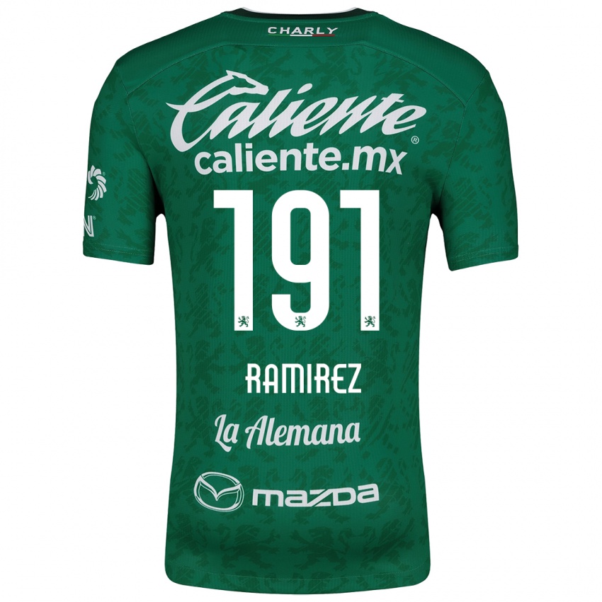 Criança Camisola Ian Ramírez #191 Verde Branco Principal 2024/25 Camisa Brasil