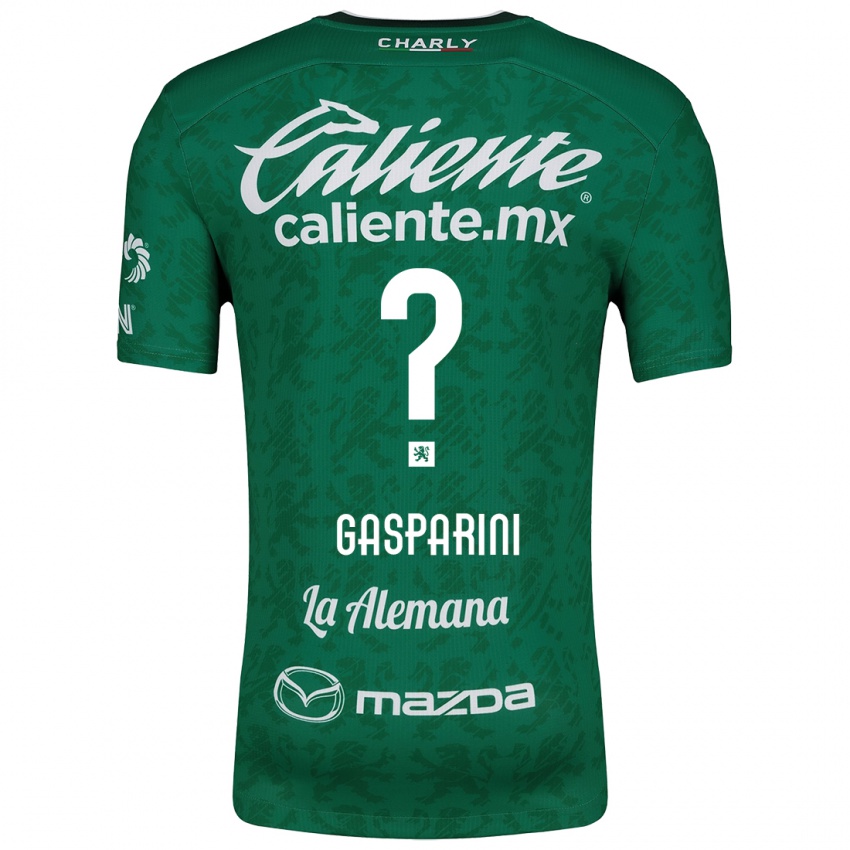 Criança Camisola Joaquín Gasparini #0 Verde Branco Principal 2024/25 Camisa Brasil